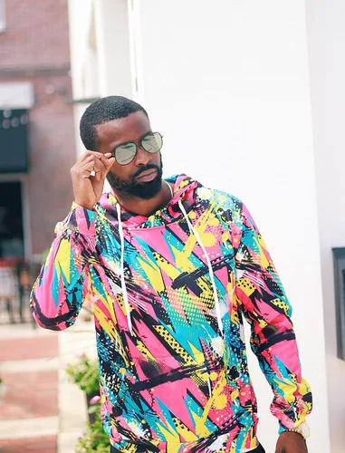 Vista 2 de RAISEVERN Sudaderas con capucha para hombres y mujeres con estampado 3D, sudadera con capucha de forro polar, Graffiti 04