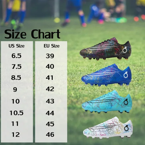 Vista 7 de Zapatos de fútbol para hombre, zapatos de fútbol para exteriores, botas de fútbol juveniles, zapatos de fútbol para niños