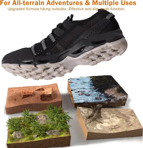 Vista 2 de MAINCH Zapatos de agua de senderismo para mujer, de secado rápido, para deportes al aire libre