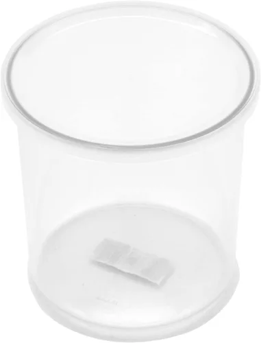 Vista 13 de G.E.T. CR-0120-BK - Recipiente redondo para almacenamiento de alimentos con tapa, 1.2 cuartos de galón, color negro (juego de 12) Dishwasher safe