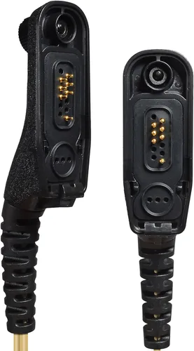 Vista 4 de HYS Auricular de vigilancia de 2 vías de radio de bobina acústica para Motorola XPR 6000 XPR6500 XPR6550 XPR 7000 XPR 7550 XiR-P8200 XiR-P8268 Beige