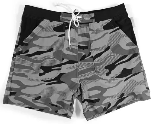 Vista 6 de Taddlee Traje de baño de los hombres Básico Largo de Natación de Surf Camo Shorts