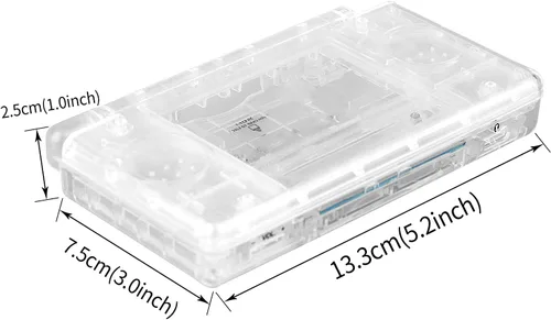 Vista 5 de OSTENT Full Repair Parts Replacement Housing Shell Case Kit for Nintendo DS Lite NDSL Color Clear