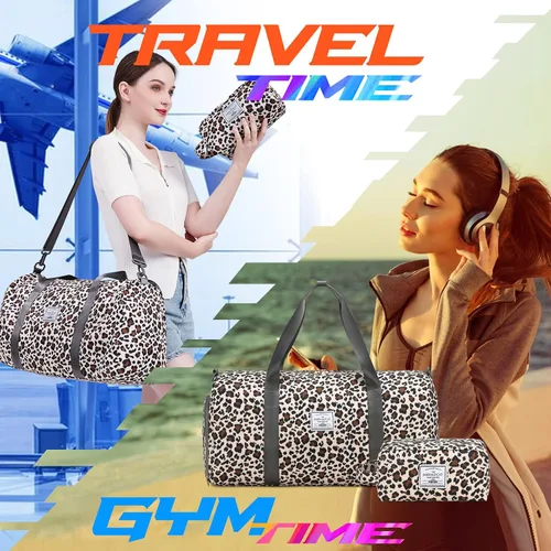 Vista 7 de Bolsas de fin de semana para mujer, bonita bolsa de viaje para gimnasio, bolsa de transporte para la noche, bolsa de hospital para trabajo de parto