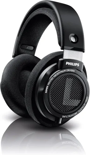 Vista 9 de PHILIPS SHP9500CY Over-Ear Open-Back Hi-Fi Headphones – 50mm Drivers, Lightweight Comfort Design, Wide Soundstage, Detachable Cable, Home Audio