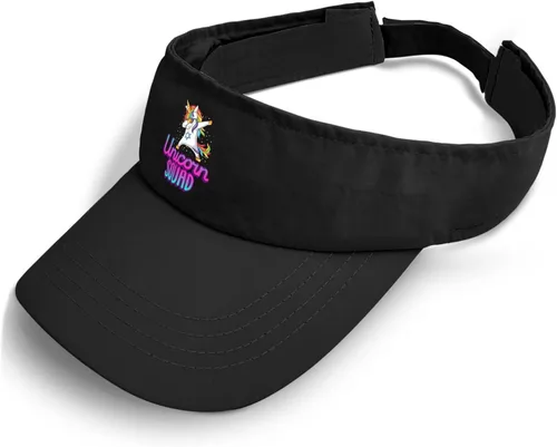 Vista 2 de Unicorn Squad Sun Visor Cap s, Visor Hats for Women Golf Cap Retro Visor Sun Hats