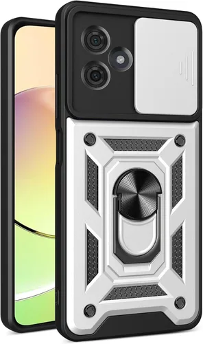 Vista 12 de Compatible con Tecno Pova Neo 2 Bracket Shell, con cubierta deslizante para lente de cámara compatible con Tecno Pova Neo 2 LG6n Case Negro