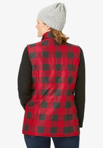 Vista 3 de Woman Within Chaleco acolchado de talla grande para mujer