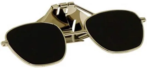 Vista 2 de Gafas de seguridad con antorchas de ojo completo, sombra azul cobalto 4