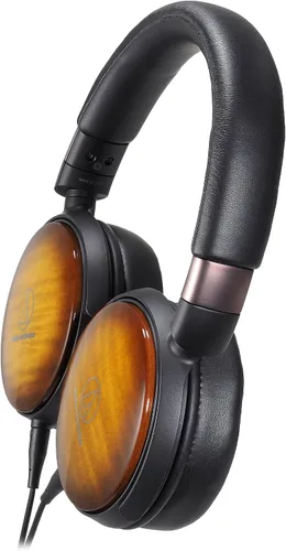 Vista 3 de Audio-Technica ATH-WP900 Auriculares Over-Ear de Alta Resolución, Arce Flameado/Negro