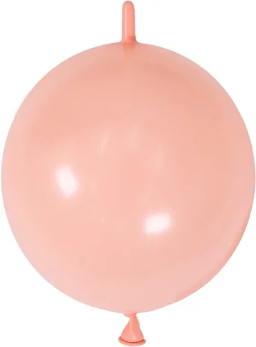 Vista 19 de IN-JOOYAA Globos de enlace rosa bebé de 12 pulgadas, 100 globos de látex de enlace rápido para sesión de fotos, baby shower, decoración de fiesta