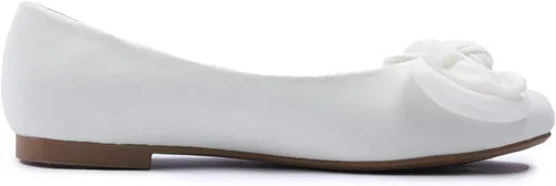 Vista 2 de Feversole - Zapatos bajos estilo ballerina para mujer, con punta redonda y lazo