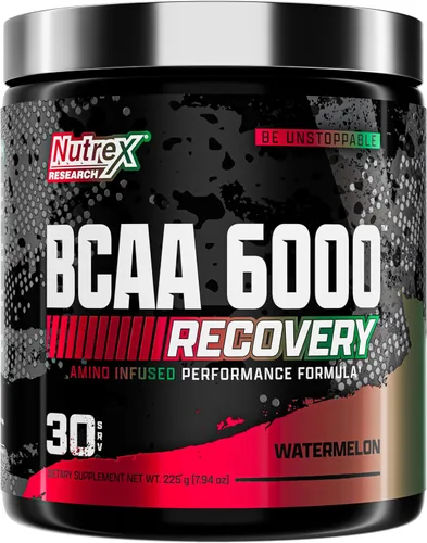 Vista 6 de Nutrex Research - BCAA Powder 6000 Aminoácidos - 0.21 oz de aminoácidos BCAA Suplemento para recuperación después del entrenamiento y crecimiento