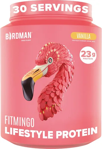 Vista 13 de BIRDMAN Fitmingo Proteína vegana en polvo con inositol, potenciadores de colágeno, ácido hialurónico y vitaminas Bajo en carbohidratos, sin