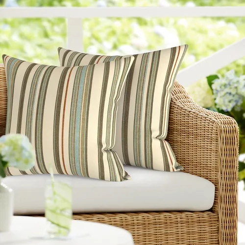 Vista 18 de DYTXIII Paquete de 2 almohadas lumbares impermeables para exteriores con rellenos, 12 x 20 pulgadas, almohada decorativa rectangular para patio