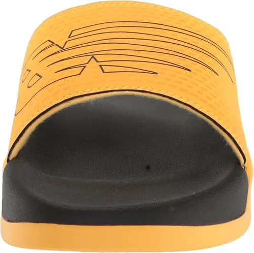 Vista 2 de New Balance Zare V1 - Sandalias para hombre, Albaricoque vibranteNegroCaléndula, 9