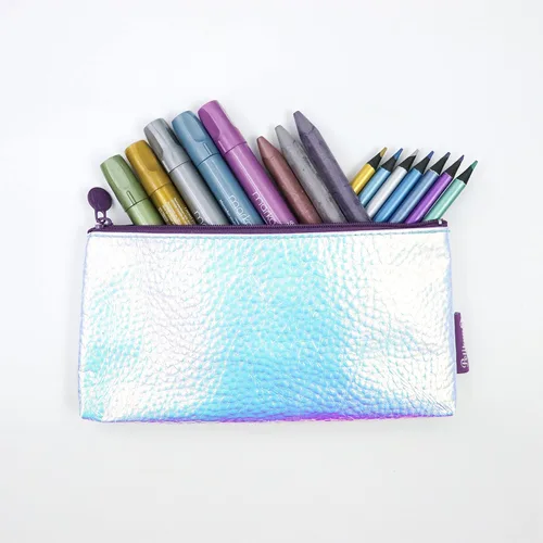 Vista 6 de Pelikan Lápices de colores metálicos, kit creativo edición metálica, 25 piezas