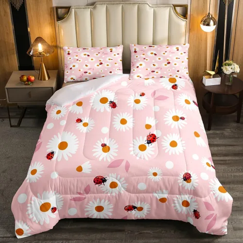 Vista 22 de Farm Aninmal - Juego de ropa de cama para niños, divertido juego de edredón de animales de granja para adolescentes y niñas, juegos de edredón