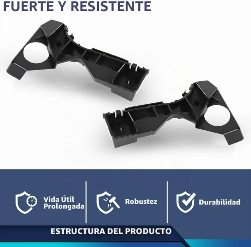 Vista 5 de PIT66 Juego de Soportes de Parachoques Delantero Izquierdo y Derecho 2 Piezas Compatible con Toyota Corolla CE LE S 2003-2008, Compatible