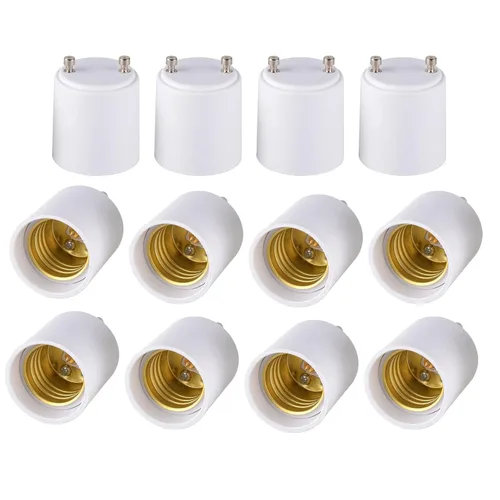 Vista 6 de Onite Adaptador GU24 a E26, Convertidor de Enchufe Resistente al Calor de 600W 320°F, Base de Bombilla GU24 de Alta Potencia a Enchufe Medio