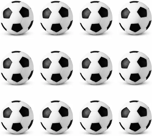 Vista 7 de HUJI - Pelotas de futbolín de fútbol de mesa, tamaño reglamentario de 1.417 in