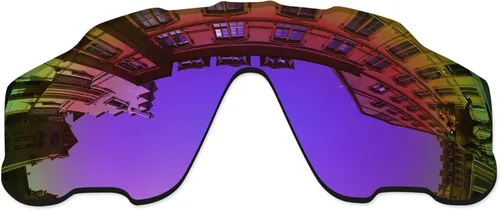 Vista 11 de Lentes de repuesto para gafas de sol Oakley Jaw-breaker OO9290 - Confirm Fit Resistente a los arañazos Abrigo de espejo negro polarizado