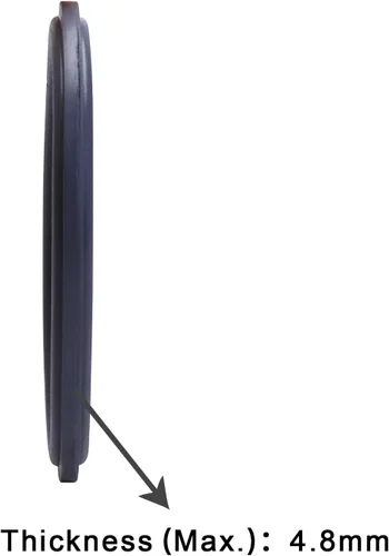 Vista 3 de DERNORD Junta sanitaria FKM de 2" con pantalla de acero inoxidable - Abrazadera triple trébol (paquete de 1) (6 mallas)