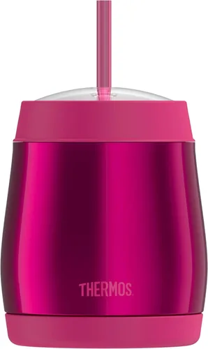 Vista 4 de Thermos Vaso frío aislado al vacío de 16 onzas, azul rey Azul real