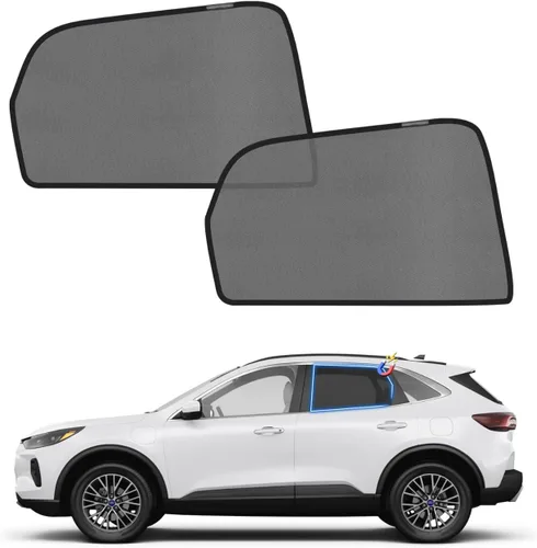 Vista 11 de KUST Persianas de ventana de automóvil para Toyota 4Runner 2011-2023, accesorios de malla transpirable, cubiertas magnéticas de malla transpirable