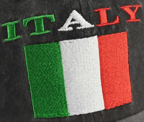 Vista 4 de Tbstlumd Gorra de béisbol bordada de algodón ajustable para hombres y mujeres de Italia