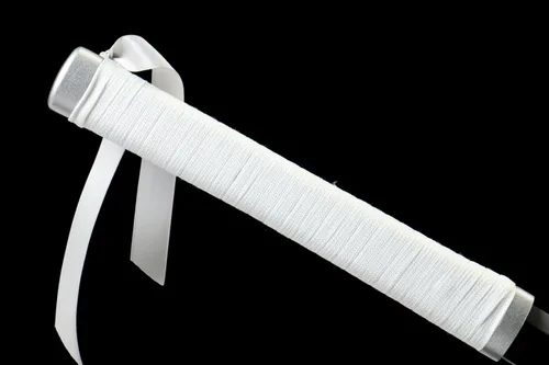 Vista 5 de Espada japonesa de anime, katana samurái de acero al carbono 1045 forjada a mano, espada japonesa hecha a mano de espiga completa, katana práctica