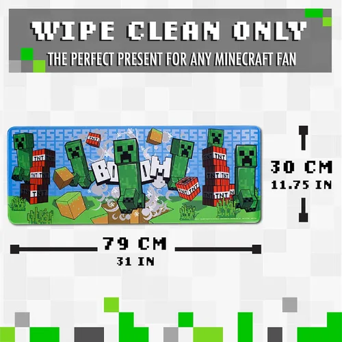 Vista 5 de Paladone Minecraft Creeper - Tapete de escritorio con licencia