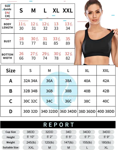 Vista 6 de RUNNING GIRL - Brasier deportivo de alto impacto para mujer, brasier de espalda cruzada, brasier de entrenamiento, brasier de yoga de línea larga
