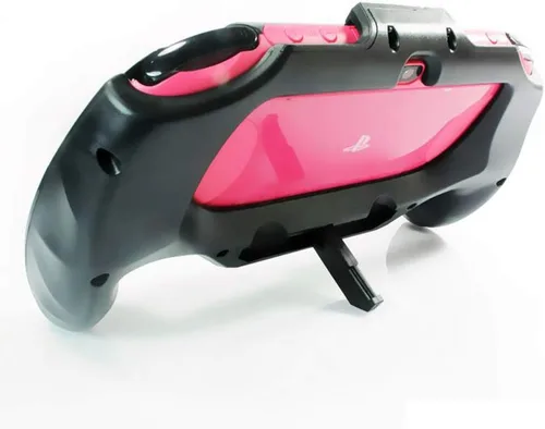 Vista 4 de OSTENT Flexible Joypad Soporte Soporte Mango De Mano Para Sony PlayStation PS Vita PSV PCH-2000 Color Rojo