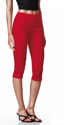 Vista 2 de Hybrid & Company Pantalones cortos capri de sarga milenaria súper cómodos y elásticos para mujer