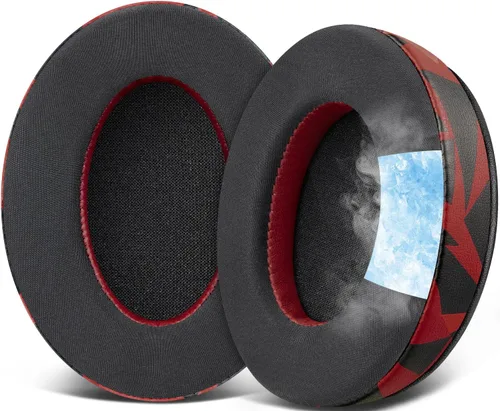 Vista 9 de SOULWIT Almohadillas de Gel de Reemplazo para Auriculares HyperX Cloud 1/2/3/Pro/Core, Cloud Alpha/Flight/Stinger Series, CloudX Stinger/Flight Negro