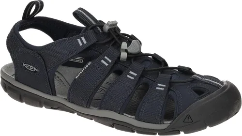 Vista 4 de KEEN Clearwater CNX - Sandalias ligeras para hombre con puntera cerrada, senderismo y agua Capitán del cielo/Negro