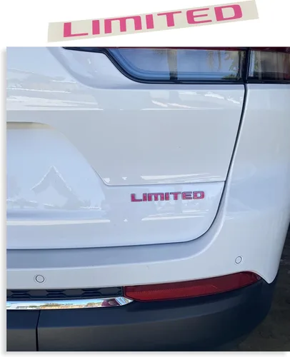 Vista 8 de Reflective Concepts Pegatinas superpuestas para Jeep Grand Cherokee L Limited 2021-2024 (color: amarillo brillante)