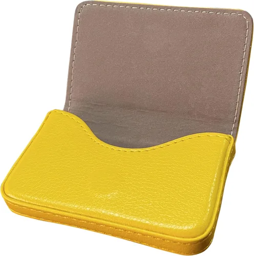 Vista 19 de Cartera con bloqueo RFID - Tarjetero minimalista de cuero para negocios, 12-verde, Pequeña, Slim