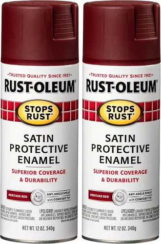 Vista 34 de Rust-Oleum 7776830 - Pintura en aerosol para prevención del óxido, 12 onzas, negro plano Negro (Flat Black)