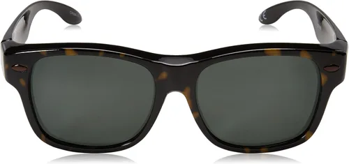 Vista 2 de Dioptics Solar Shield Lakewood se adapta sobre lentes de sol rectangulares