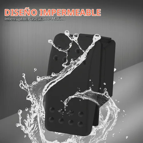 Vista 5 de DaierTek Interruptor Basculante Marino 12V Interruptor de Palanca Impermeable 12 Voltios 20A SPST 2 Pines ON/OFF Heavy Duty para Barco RZR RV
