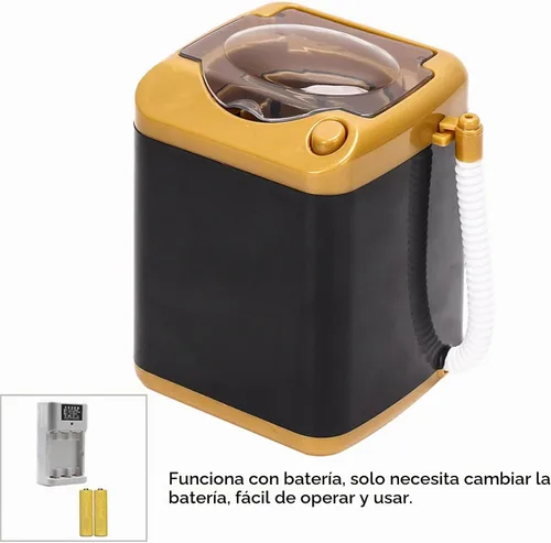 Vista 7 de Mini lavadora portátil plegable - Oro, combo de lavadora plegable para ropa de bebé, ropa interior o artículos pequeños, opción de regalo
