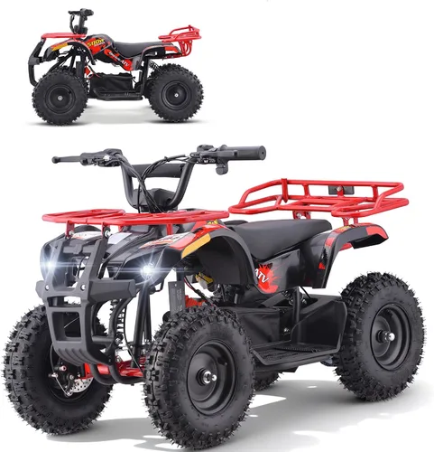Vista 9 de HOVER HEART ATV eléctrico para niños, 36V eléctrico 4 ruedas Llama Pro-fuego