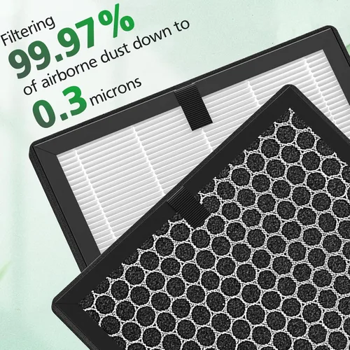 Vista 5 de Filtro Air Max de 8 litros compatible con Okaysou Airmax 8L Purificador de aire Fuerte Eficiencia 3 en 1 Sistema de filtración HEPA con Ultrafiltro