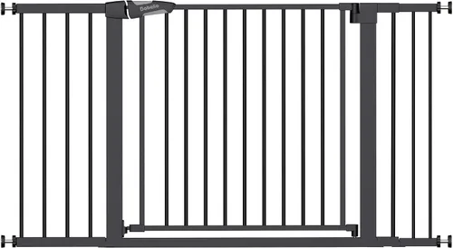 Vista 26 de Babelio - Puerta de seguridad para puertas y escaleras, de 26-40 pulgadas, con cierre automático, puerta de presión C5, fácil de instalar, sin