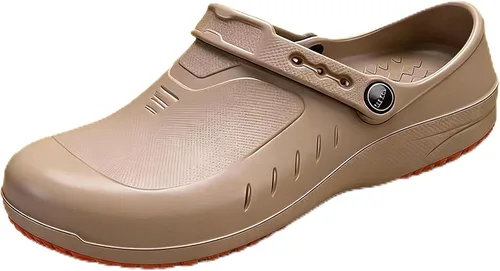 Vista 4 de Chef Shoes for Men Women, Slip Resistant Work Clogs, Closed Toe Waterproof EVA Kitchen Shoes, Lightweight Nursing Shoes for Restaurant Food Service