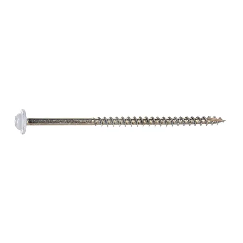 Vista 6 de Tornillos SaberDrive #9 x 2-1/2" para gabinete, 1 libra, aprox. 91 piezas, tornillos de madera duraderos, rosca dentada para una fijación segura