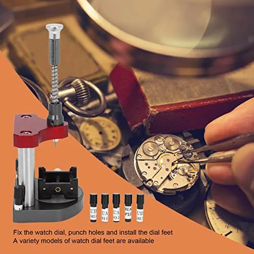 Vista 2 de Kit de herramientas de reparación de pies de dial Pro Watch Accesorios de reloj
