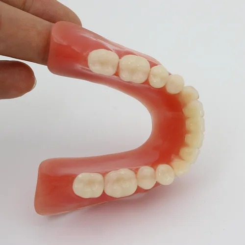 Vista 3 de Color dorado dental del diente inferior de la sobredentadura del implante de la precisión 4 modelo de los dientes